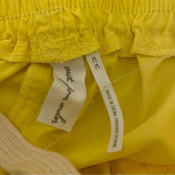 NWT Out From Under Urban Outfitters Medium Bright Yellow Athletic Shorts - Picture 4 of 9